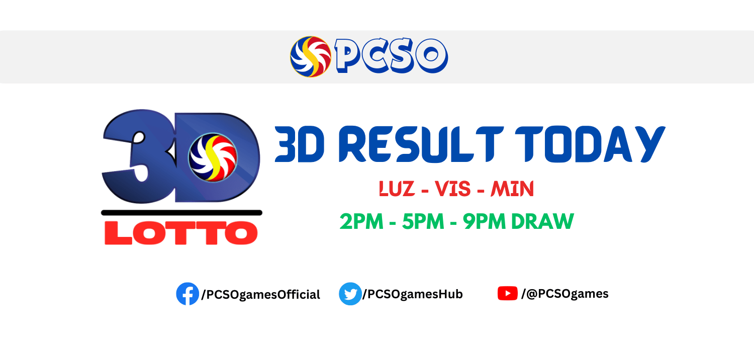 3D Result Today Wednesday March 20, 2024 PCSO Lotto Results